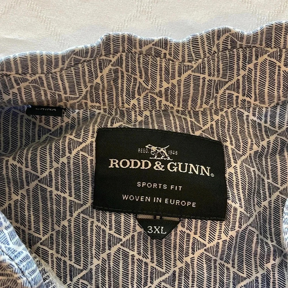 RODD & GUNN men’s short sleeve button down shirt 3XL - Picture 2 of 6